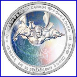 Canada 2013 $20 75th Anniversary of Superman Metropolis Pure Silver Coin