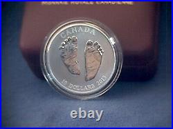 Canada 2013 Silver Baby Feet Coin from RCM