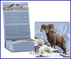 Canada 2014 $100 The Bighorn Sheep 1oz. 9999 Pure Silver Coin Proof