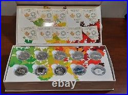Canada 2014 $10 O Canada Series 99.99% Pure Silver 10-Coin Set With COA