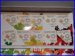 Canada 2014 $10 O Canada Series 99.99% Pure Silver 10-Coin Set With COA