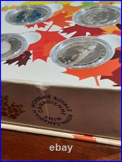 Canada 2014 $10 O Canada Series 99.99% Pure Silver 10-Coin Set With COA