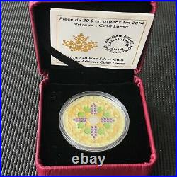 Canada 2014 $20 Stained Glass Casa Loma 1oz Silver Coin