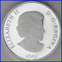 Canada 2014 $20 Wolverine Untamed Canada #3 99.99% Pure Silver Proof Coin