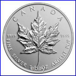 Canada 2014 Bullion Replic Silver Maple Leaf $5 1 Oz REVERSE PROOF Rep FULL OGP