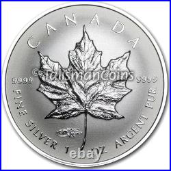 Canada 2014 WMF Privy Mark SILVER MAPLE LEAF Berlin World Money Fair 1 Oz in OGP