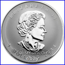 Canada 2014 WMF Privy Mark SILVER MAPLE LEAF Berlin World Money Fair 1 Oz in OGP