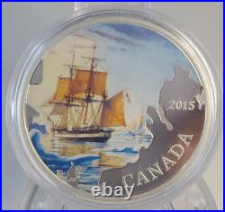Canada 2015 $20 Fine Silver Coin Franklin's Lost Expedition 1 oz 99.99 pure