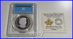 Canada 2015 $20 Fine Silver Coin Sportfish Walleye CCCS Graded PF-69 UHC