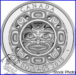 Canada 2015 $25 Singing Moon Mask 3 Silver Coin Set