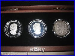 Canada 2015 $25 x Three (3) Pure Silver Coin Set Singing Moon Mask