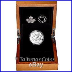 Canada 2015 Master of Sky Canadian Goose Geese Coin $20 Lotus Shaped Silver Prf
