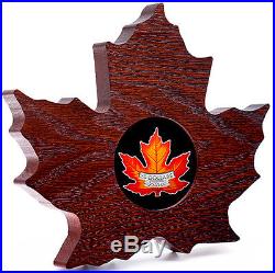 Canada 2016 20$ Cut-out Maple Leaf Proof Silver Coin