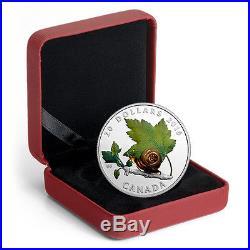 Canada 2016 20$ Venetian Glass Snail Proof Silver Coin