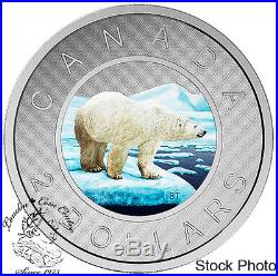Canada 2016 $2 Big Coin Series Coloured Silver Coin