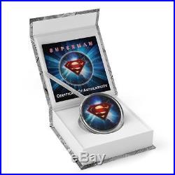 Canada 2016 $5 Superman 999 Space Precious 1 oz Silver Colored Bullion Coin