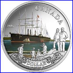 Canada 2016 7 Coin Silver Dollar Proof Set Transatlantic Cable 150th Color $1
