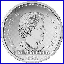 Canada 2016 Big Coins Series #1 Loonie Color $1 5 Oz Pure Silver Dollar Proof