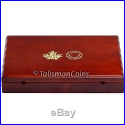 Canada 2016 Big Coins Series 5 Oz Color Silver Proof 6 Coin Set in Wood Case Box