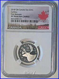 Canada, 2016, Colour Big Coin Five-Ounce Fine Silver 6 Coin Set, UNC Coins1