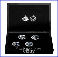 Canada 2016 Geometry in Art Complete 5 Coin Set $20 Silver Proofs in Case Box