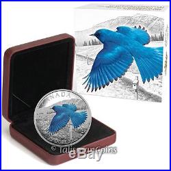 Canada 2016 Migratory Birds Convention Mountain Bluebird $20 Silver Proof Coin
