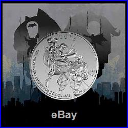 Canada 2016 Set 4 coin Batman vs Superman Dawn of Justice 1/2 oz Fine Silver