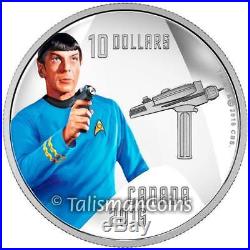 Canada 2016 Star Trek Crew Complete 4-Coin $10 Silver Set Kirk Spock Scotty Uhur