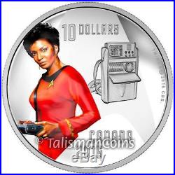 Canada 2016 Star Trek Crew Complete 4-Coin $10 Silver Set Kirk Spock Scotty Uhur