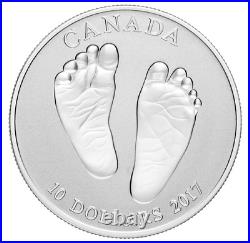 Canada 2017 $10 Fine Silver Coin -Welcome to the World