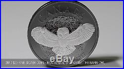 Canada 2017 20$ Nocturnal By Nature The Barn Owl 1 1 Oz Silver Proof Coin
