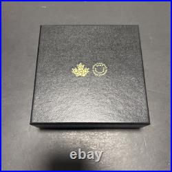 Canada 2017 $50 Maple Leaves in Motion. 9999 Fine Silver Coin