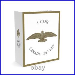 Canada 2017 5 oz Silver Coin Big Coin Series One-Cent Rock Dove
