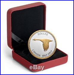 Canada 2017 Big Coins #1 Goose Alex Colville 1967 Design $1 5 Oz Silver Dollar
