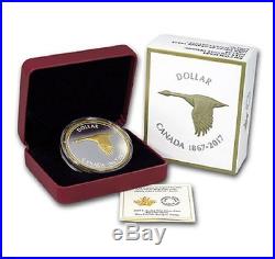 Canada 2017 Big Coins #1 Goose Alex Colville 1967 Design $1 5 Oz Silver Dollar