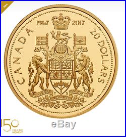Canada 2017 COMMEMORATIVE SILVER PROOF SET'1967 CENTENNIAL COINS