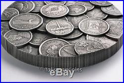 Canada 2017 Coin Circulating Coinage $250 1 Kilo Kilogram Silver High Relief Prf