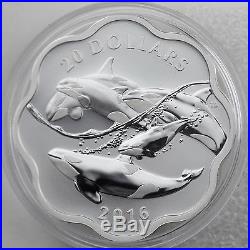 Canada 2017 EXCLUSIVE Masters Club Coin Series #2 99.99% Pure Silver Orca