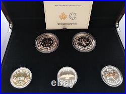 Canada 2017 Legacy Of The Penny Fine Silver Coin Set