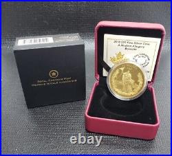 Canada 2018 $20 Modern Allegory Borealia. 9999 Silver Gold Plated Proof Coin