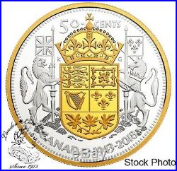 Canada 2018 50 Cent 75th Anniversary of the 1943 Half Dollar Fine Silver Coin