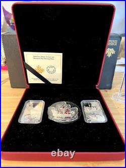 Canada 2018 Beneath Thy Shining Skies Pure Silver 3-Coin Set