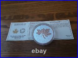 Canada 2018 Penny Big Coin Maple Leaf 1-Cent 5 OZ Pure Silver Proof Coin