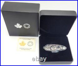 Canada 2019 20$ Eagle Feather Northwest Coast Art 1OZ Pure Silver Proof Coin