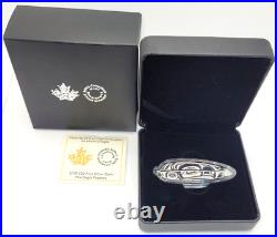 Canada 2019 20$ Eagle Feather Northwest Coast Art 1OZ Pure Silver Proof Coin