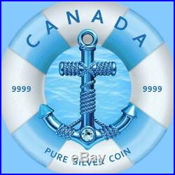Canada 2019 5$ Maple Leaf Anchor 1 Oz Silbermünze. Geringe Auflage