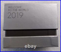 Canada 2019 Welcome To The World Baby Feet 10 Dollars Proof Silver Coin(COA&BOX)