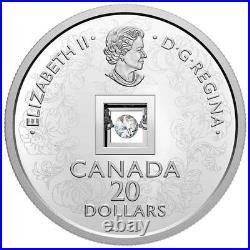 Canada 2020 $20 Dancing Diamond Sparkle of the Heart. 9999 Fine Silver Coin Canada 2020 $20 Dancing Diamond Sparkle of the Heart. 9999 Fine Silver Coin