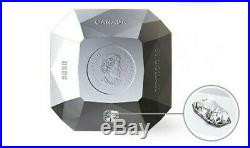 Canada 2020 50$ Diamond-shaped Forevermark Diamond 3 oz. Pure Silver Coin