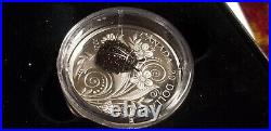 Canada 2020 Lady Bug Bejeweled Bugs Gemstones Big One Oz $20 Silver Coin